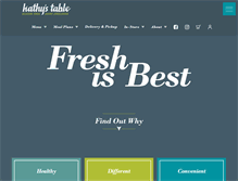 Tablet Screenshot of kathystable.com